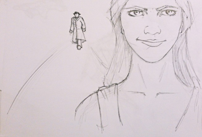 These snapshots helped me to capture the model’s main features and photograph her from the best angle.